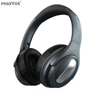 HAAYOT 2022 ANC Bluetooth Headphones Wireless Earphones Active Noise Cancelling Over Ear Headset with Microphone for Cell Phones