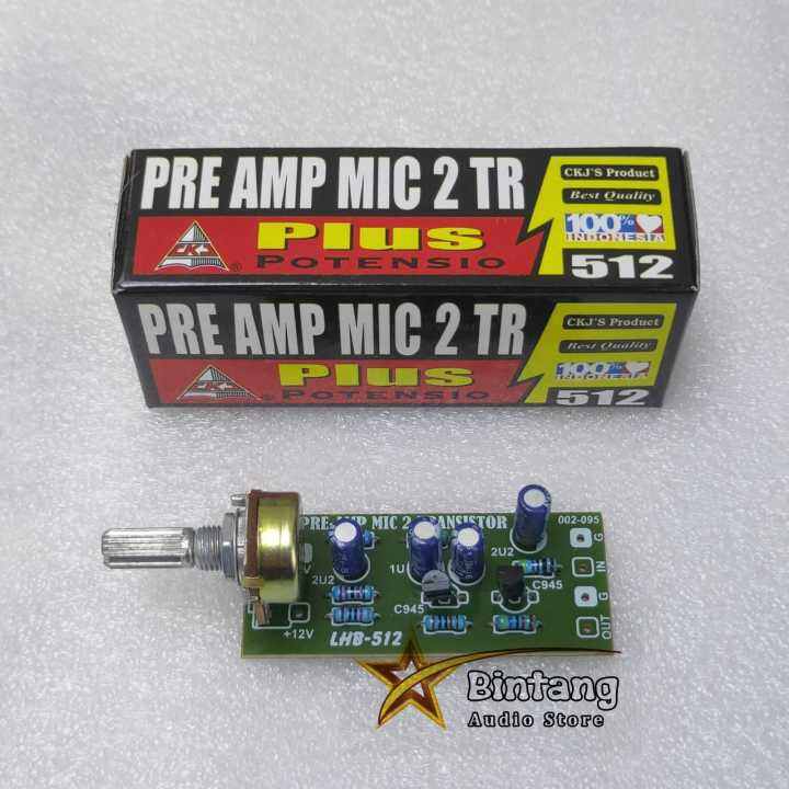 PreAmp Mic 2 TR / Pre Amp 2 Transistor Product CKJ 512 Original Lazada Indonesia