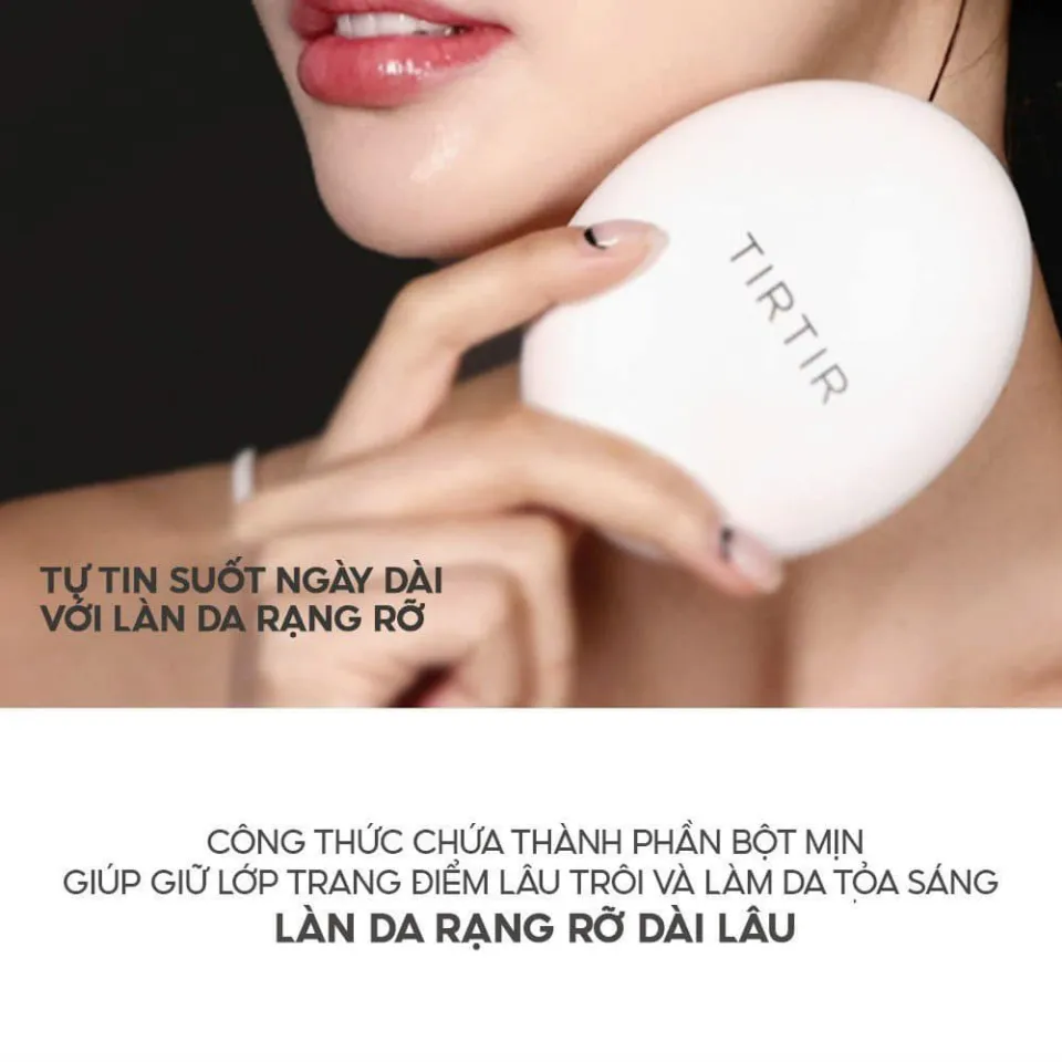 PHẤN NƯỚC CĂNG BÓNG TIR TIR MY GLOW CREAM CUSHION - TirTir My Glow Cream  Cushion 18g (Trắng) | Lazada.vn