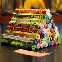 【YF】 9 Boxes Incense Stick With Plate Authentic Indian Premium Multiple Flavors Mixed Package Random Surprise Hotsale