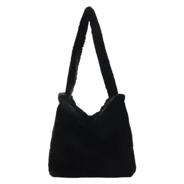 Large fluffy tote bag hot sale