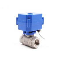 hot【DT】 CWX-15N electric stainless steel ball valve motorized NPT BSP water  DN15 DN20 DN25 DC5V 12V AC24V DC24v AC220v