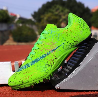 Men Track Field Shoes Women Spikes Sneakers Athlete Running Training Lightweight Racing Match Spike Sport Shoes Size 35-45