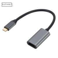 HAF0083 HDMI ตัวเมีย สายเคเบิลที่รองรับ Type C เป็น HDMI ตัวแปลงวิดีโอ สายเคเบิลหน้าจอเดียวกัน ตัวแปลง USB C เป็น HD-MI ขนาดกะทัดรัดกะทัดรัด USB3.1 อะแดปเตอร์สายเคเบิล USB 3.1 HDTV สำหรับ pc/ คอมพิวเตอร์/โทรศัพท์มือถือ/จอแสดงผล/