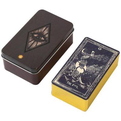 Tarot Cards Divination GameLight Tarot Decks Future Telling Table Board Game for Beginners Teenager Party Supplies convenient