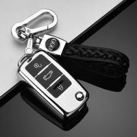 ☒۩ TPU Car Key Case Cover Shell For VW Volkswagen Polo Golf Passat Beetle Caddy Tiguan Skoda Octavia Kodiaq Seat Leon Altea Keyless