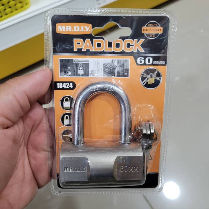 พร้อมส่ง-padlock-กุญแจล็อคบ้าน-ล็อคล้อ-ล็อคประตู-อย่างดี-ขนาด-60-mm-พร้อมลูกกุญแจ-3ดอก