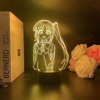 Bocchi 3D ร็อค Night Light Goto Hitori Ijichi Nijika อะคริลิค Stand Light Room ตกแต่งเครื่องประดับข้างเตียง Kawaii Collection