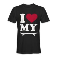 สเก็ตบอร์ด Keep Me Healthy Love Skating Lets Go Skate ขายส่ง Casual Men T-Shirt Men T-Shirt