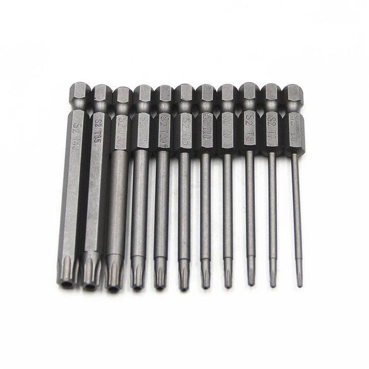 12Pcs Hex Bits Driver Tamper Proof Security Drill Bit Set Torx
