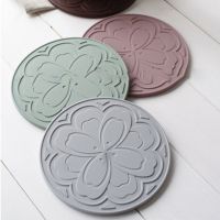 Spot Kitchen หม้อ Coaster Home Anti Hot Mat แผ่นรองสำหรับปรุงอาหาร Placemat Coaster หนารอบแผ่นรองป้องกันความร้อนนุ่มรถไฟเหาะซิลิกอน สปอตสินค้า สินค้าสปอต สินค้าสปอต A วันวาเลนไทน์ ของขวัญ ของขวัญ gift gift gift gift