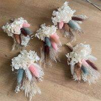 ✗♙❇ Mini Pampas Grass BouquetCake Decorations Flowers DIY Wedding Cake TopperBedroom Decor Aesthetic Decorative Home Accessories