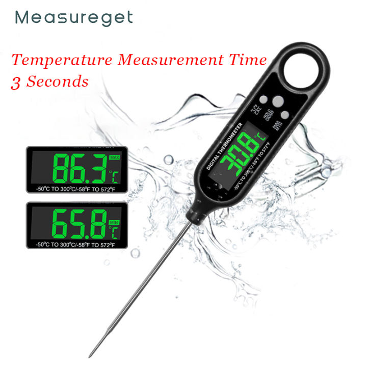 ปากกาเครื่องวัดอุณหภูมิอาหารอิเล็กทรอนิกส์สแตนเลส-p-robe-บาร์บีคิวเครื่องวัดอุณหภูมิครัว