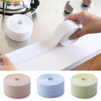 Waterproof Mouldproof PVC Sealing Tape For Bathroom Kitchen Shower Sink Bath Self Adhesive Sealing Strip Tape Home Decor Adhesives Tape