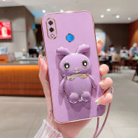 เคสนิ่มแฟชั่น Kanavi TPU เคสโทรศัพท์ปิดขอบตรงสำหรับ Huawei Nova 3i Nova 4E Nova 5T Nova 5i Nova 6 SE 7i Nova 7 SE หรูหราชุบน่ารักพร้อมสายคล้อง