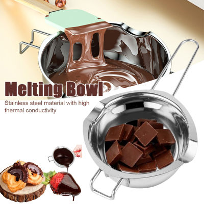 [ฟรี] 400Ml Double Boiler หม้อละลายช็อกโกแลตหม้อ304เหล็กสแตนเลสสำหรับ Melting เนยชีส Candy Kitchen อุปกรณ์ทำอาหาร