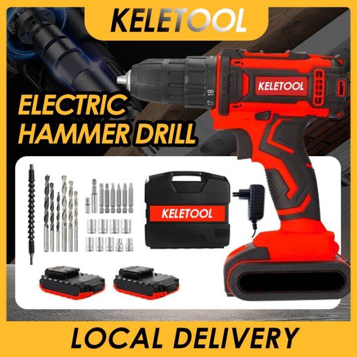 88v Cordelss Electric Drill Charging Drill Multifunctional Electric