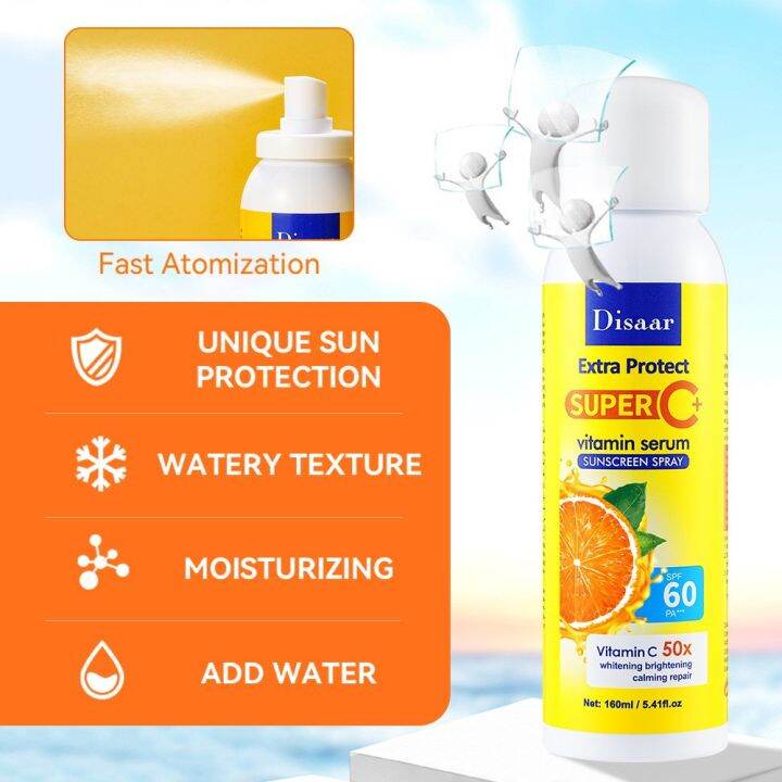 disaar-extra-protect-superc-ครีมกันแดด-spf60-pa-ซึมไว-ไม่มัน-ไม่อุดตัน-สำหรับผิวแพ้ง่าย-กันแดดทาหน้า-กันแดดทาตัว-ขนาด-160กรัม