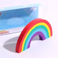 ⊕▦ Kawaii Cartoon Big Colorful Rainbow Eraser Creative Huge Rubber Stationery Children 39;s School Supplies Gifts for Kids Prizes