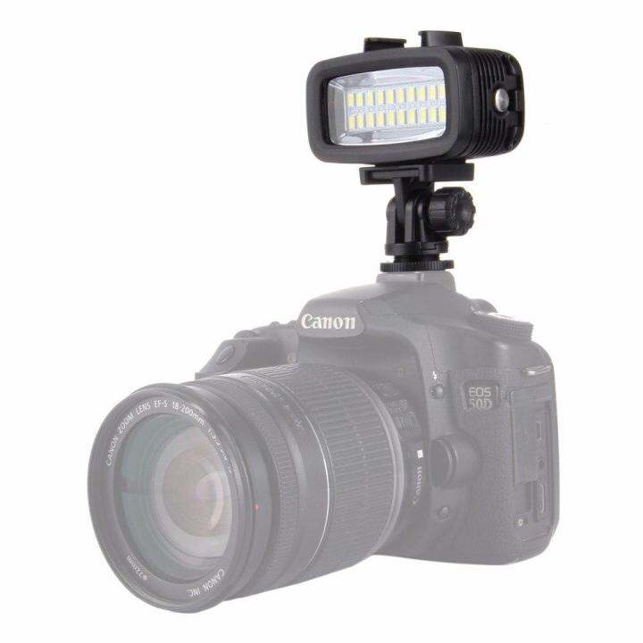 puluz-gopro-underwater-diving-led-lighting-แฟลซไฟดำน้ำสำหรับกล้องโกโปร-พร้อมแผ่นฟิลเตอร์-3-สี