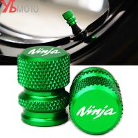 ♙☃ 2 pcs Wheel Tire Valve Stem Caps for kawasaki ninja 250 300 350 400 650 650R zx6r zx10r zx14r H2R Accessories