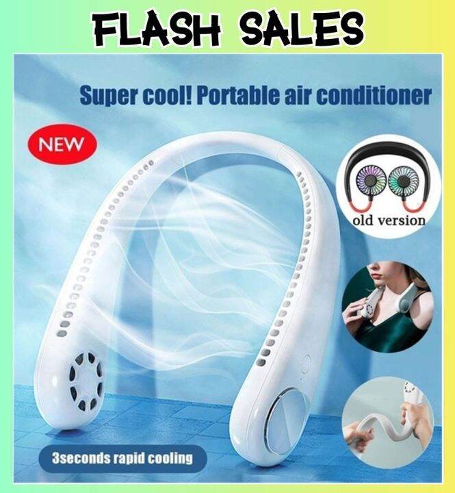 **READY STOCK** Portable Neck Fan Hands Free Bladeless Fan USB ...