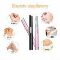 Electric Depilatory Hair Remover Trimmer Painless Mini Portable Facial Eyebrow Armpits Arm Legs BodyHair Remover New Design