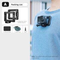 Vamson ที่ยึดหน้าอกแม่เหล็กสำหรับโทรศัพท์มือถือ,สำหรับ Hero 11 10 9 8สำหรับ Action Go Pro Quick Release Bracket