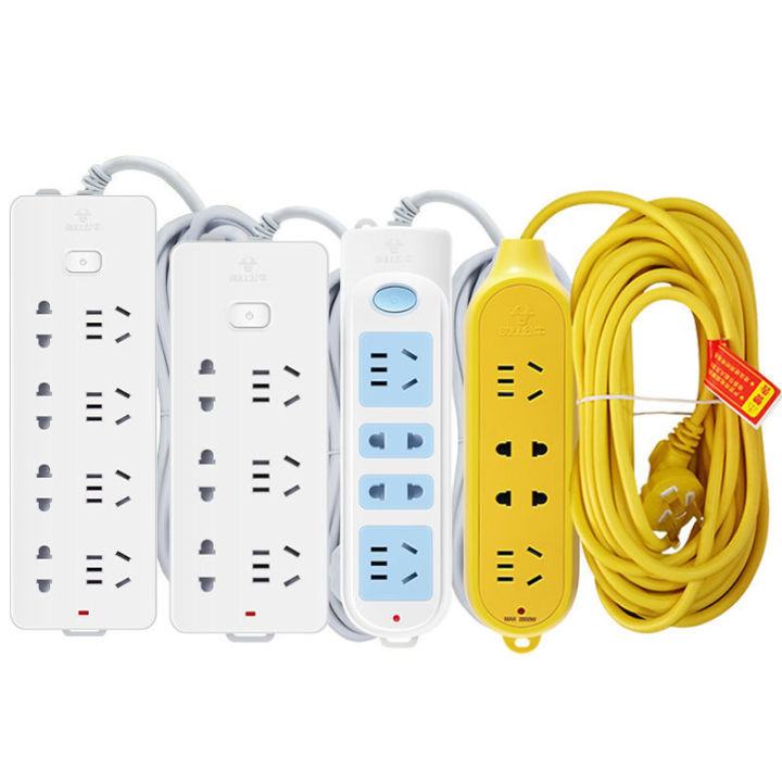 bull-socket-10-m-patch-board-power-strip-power-strip-with-line-super-long-wired-10-m-long-line-wiring-patch-board-10m