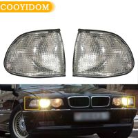 ไฟสัญญาณเลี้ยวไฟสัญญาณเลี้ยว LED มุมโคมไฟจอดรถสำหรับรถยนต์ BMW 7-Series E38 1995 1996 1997 1998