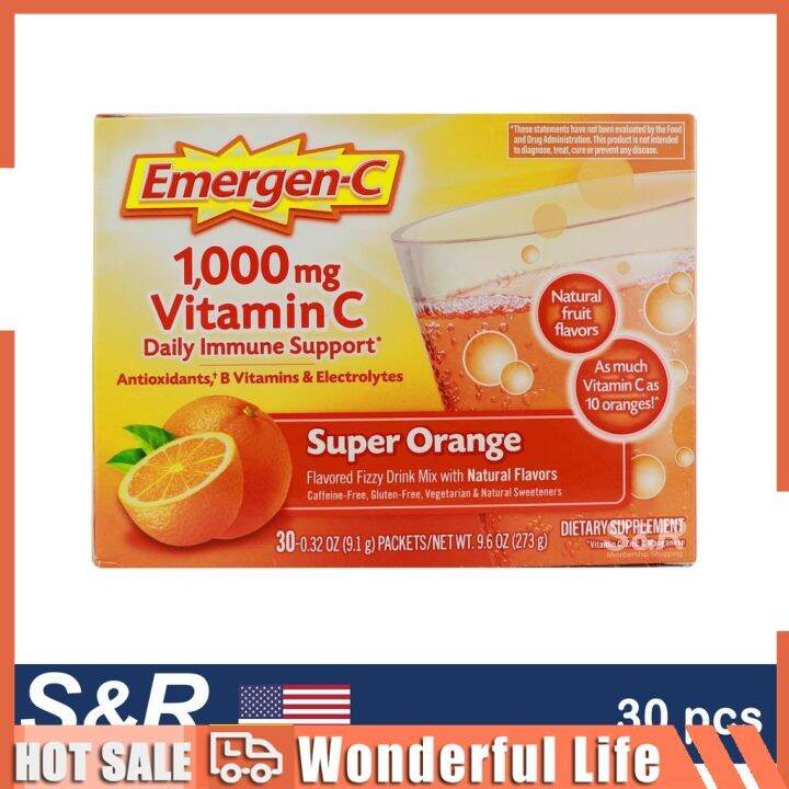 EmergenC 1000mg Vitamin C Daily Immune Support Dietary Supplement 30pcs Lazada PH