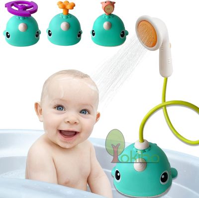 ﺴ℗✲ Baby Bath Toys for Kids Electric Whale Toys Water Toys Spray Water Toys for Kids Baby Shower Set Bathtub Toy Baby Water Toys