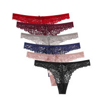 5 PcsLot New Arrival Solid Color Women G String Sexy Lace Thong Underwear 911