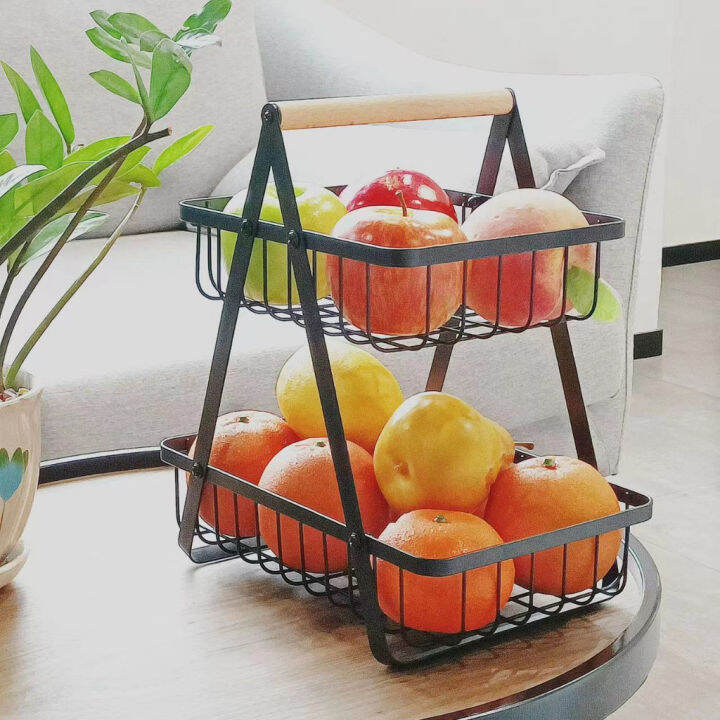 Rak Bawang 2 Tingkat Storage Kitchen Rack Rak Seaoning /Rak Bawang