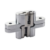 High-quality 180 Degree Concealed Hinge 19x95MM Stainless Steel Folding Heavy Built-in Invisible Door Hinges Furniture Hardware Door Hardware Locks