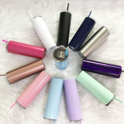hotx【DT】 20oz Tumbler Sealed Lids with Wine Cup Wall Insulated Bottle Wedding