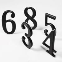 60/75mm Acrylic Self Adhesive House Numbers Street Address House Signs Doorplates Door Plaque Number For Home Yard Mailbox 0 9