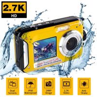 ZZOOI Underwater Digital Camera 1080P HD 2.4MP Waterproof Camera Shockproof for Swimming Underwater Recording Action Cam Cameras Sports &amp; Action Camera