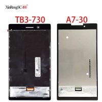 สำหรับ7นิ้ว Lenovo แท็บ2 3 A7-30 A7-30HC A7-30DC A7-30TC A7-30GC TB3-730 TB3-730X TB3-730M แท็บ-730 7 "อะไหล่แผงดิจิไทเซอร์หน้าจอสัมผัสประกอบจอแสดงผล LCD