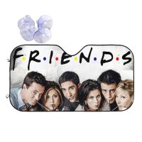 Friends F.r.e.n.d.s ที่บังแดดกระจกหน้ารถยนต์ที่ยอดเยี่ยมที่บังกระจกหน้ารถอลูมิเนียมฟอยล์ที่บังน้ำแข็งป้องกันฝุ่น