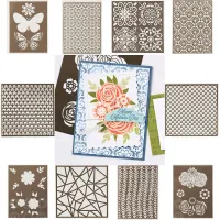 2022 Newest Butterflies Flowers Layering Decorate Masks Stencils Painting Scrapbook Coloring Embossing Album Diy Crafts Template  Photo Albums