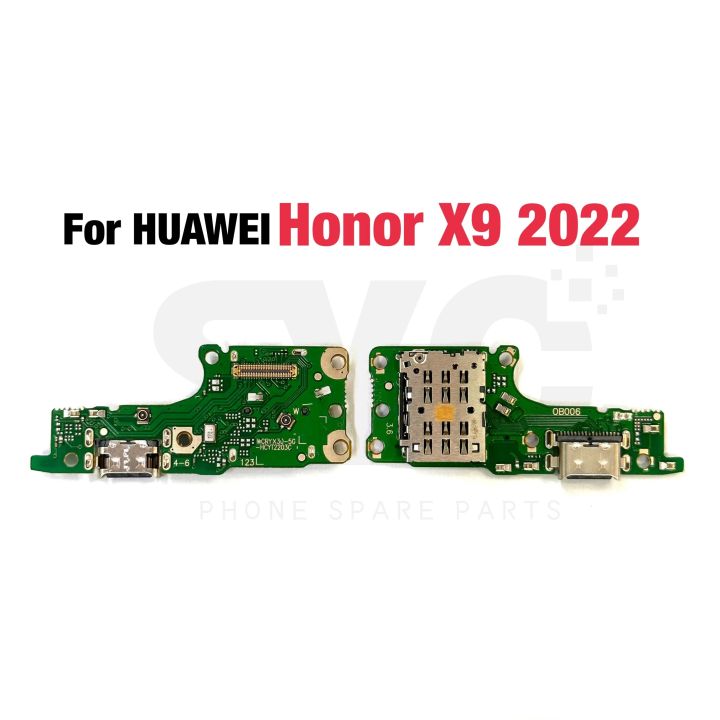 สำหรับเกียรติ-huawei-x7-x8-x9-2022-usb-โมดูลเชื่อมต่อแท่นชาร์จสายเคเบิลงอได้บอร์ดไมโครโฟน