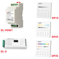 Dimmingอุณหภูมิสี Dali 3 In 1 Touch Panel สำหรับ Led Stripdali 5 In 1 LED Strip Controller DALI Bus Power Supply(DIN Rail)