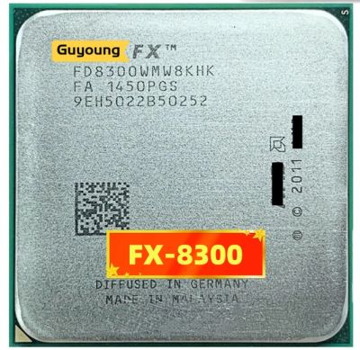 FX-8300 FX 8300 FX8300 3.3 GHz แปด Core 8M ซ็อกเก็ตโปรเซสเซอร์ AM3 + CPU 95W FX-8300บรรจุภัณฑ์จำนวนมาก