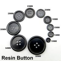 10-38MM Black/white High  RESIN Buttons Decorative 4 Holes Coat Kids Sewing Clothes Accessory Round Shirt button Garment R-353 Haberdashery