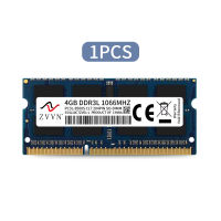 หน่วยความจำโน๊ตบุ๊ค ZVVN 4GB DDR3L 1066 (PC3L 8500) 204-Pin 1.35V SO-DIMM แล็ปท็อป RAM รุ่น