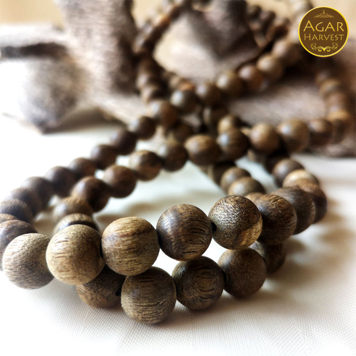 agarharvest-สร้อยข้อมือ-ลูกปัด-ลูกประคำ-มาลา-จากแก่นไม้หอมกฤษณา-agarwood-beads-bracelet-33-beads