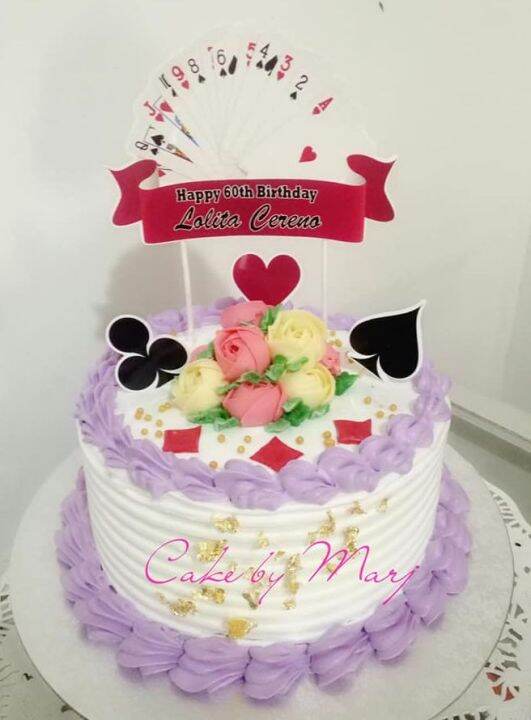 Playing Cards Theme Cake Topper | Lazada PH