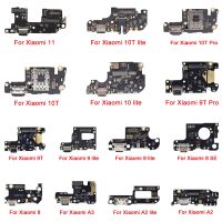 พอร์ตชาร์จด้านล่างบอร์ด Flex Cable สําหรับ Xiaomi A2 Lite A3 8 9 10 11 Lite 8S 9T Pro USB Charger Dock Connector อะไหล่ซ่อม