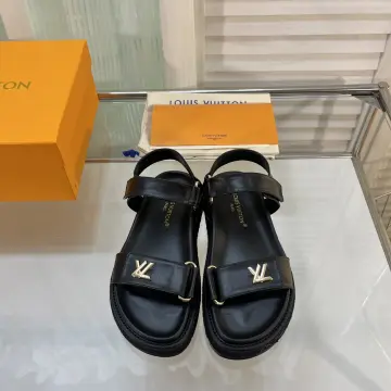Louis Vuitton Womens Sandals 2023 Ss, Black, 41